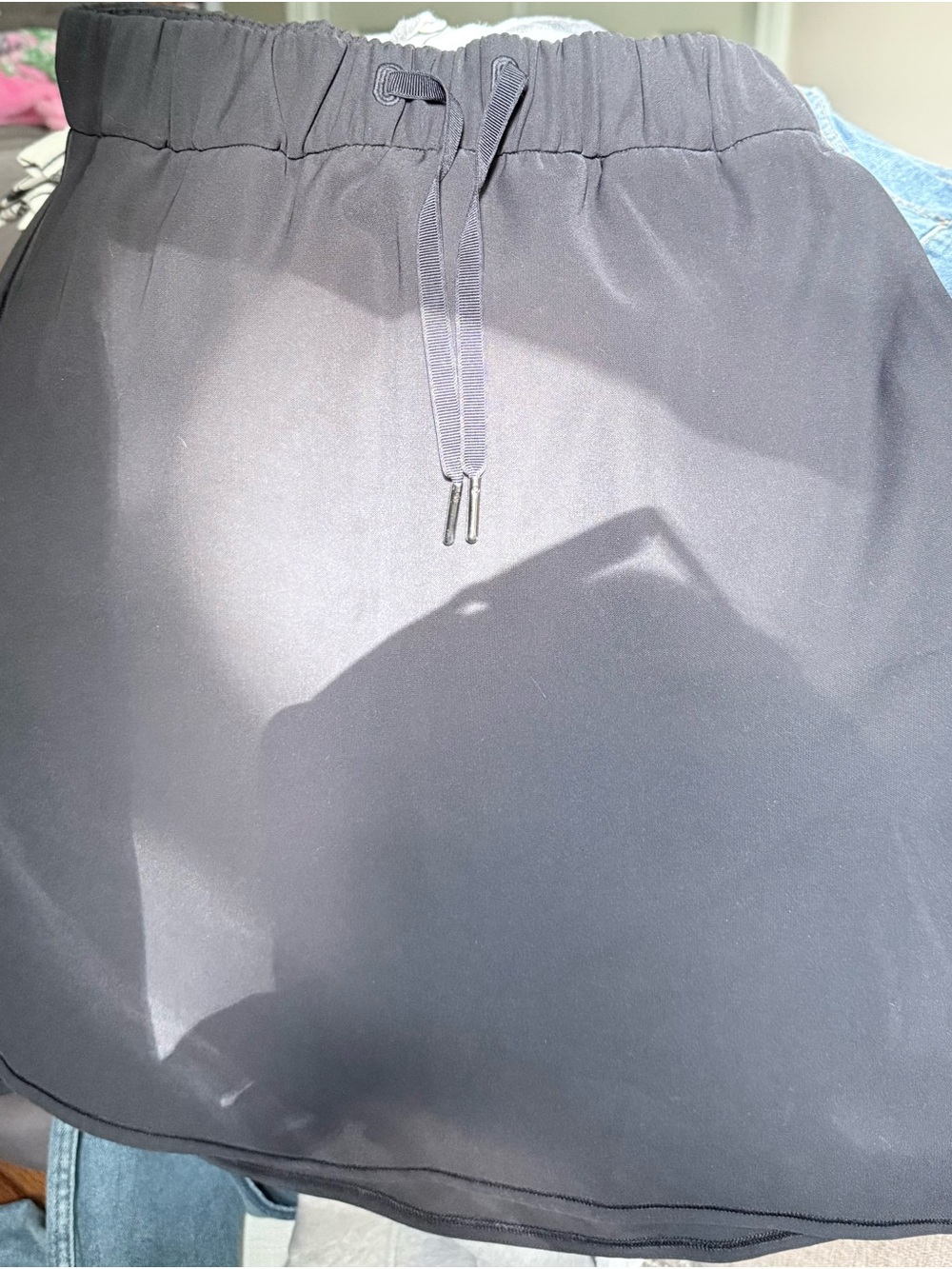 lululemon athletica Black Athletic Skirt with Drawstring